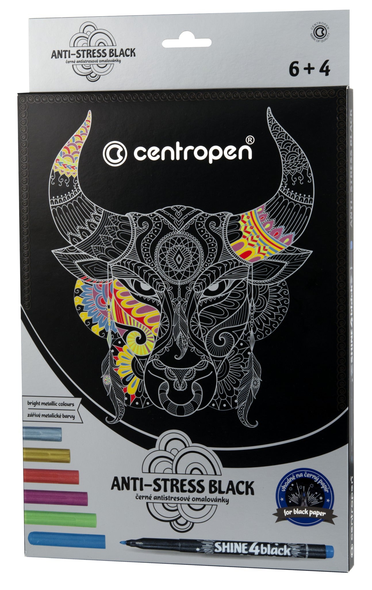 SET COLI DESEN ANTI-STRESS + 6 MARKERE CENTROPEN SET COLI DESEN ANTI-STRESS + 6 MARKERE CENTROPEN